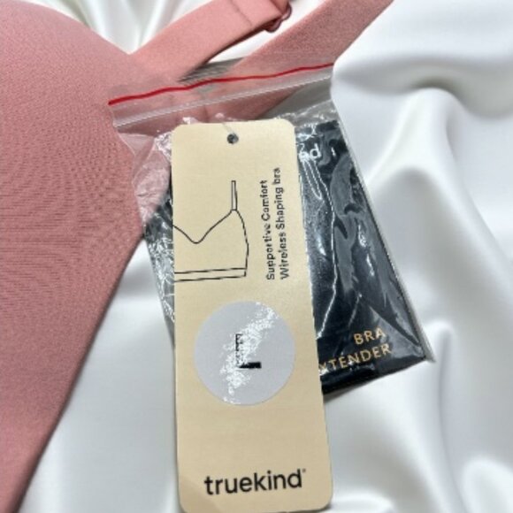 Truekind Supportive Comfort Wireless Shaping Bra - Rose Color - Size L - Picture 5 of 8